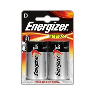 Energizer MAX D BL2 batterij
