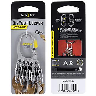 NIte Ize Keyrack Bigfoot lock sleutelhanger