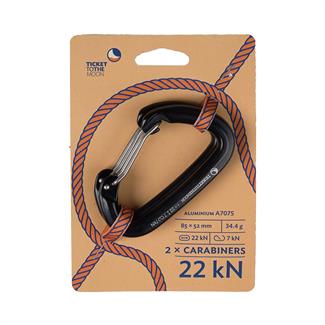 Ticket to the moon Carabiner 22kN-Pair